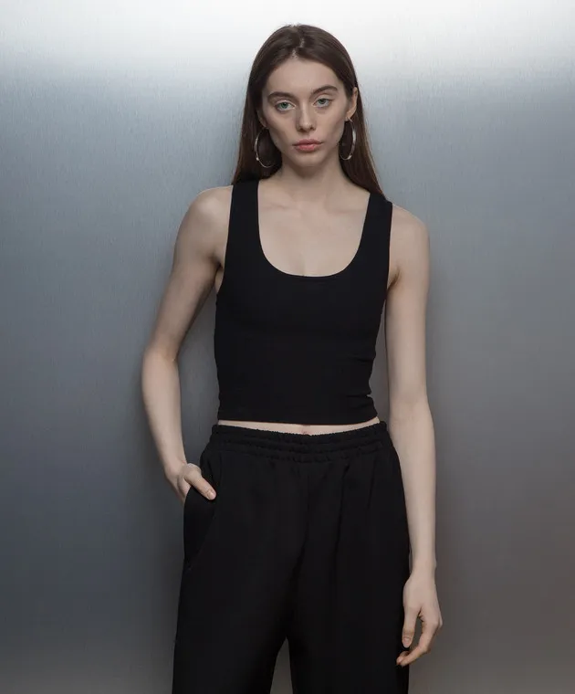 WARDROBE.NYC The top is black with a scar